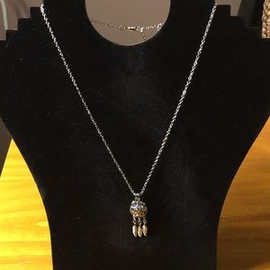 Dreamcatcher Cage Necklace w/Pearl (Brand New)